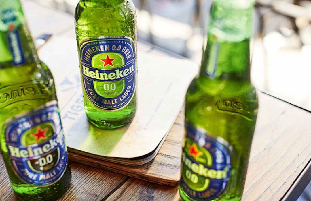 Heineken cũng là một hãng nổi tiếng sản xuất loại bia không cồn  