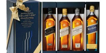 Toàn bộ những sản phẩm rượu Johnnie Walker đều được lên kệ bán