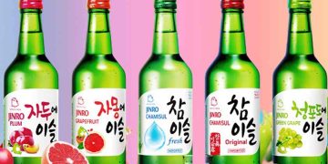 Rượu Soju là một loại rượu có nguồn gốc từ Hàn Quốc