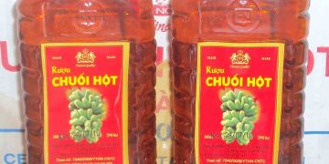 Rượu Chuối Hột có mùi thơm nhẹ nhàng